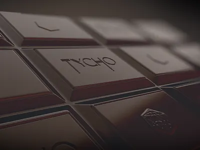 Chocolate material test in 3D 3d 3d art animation chocolate design hazelnut illustration sweet