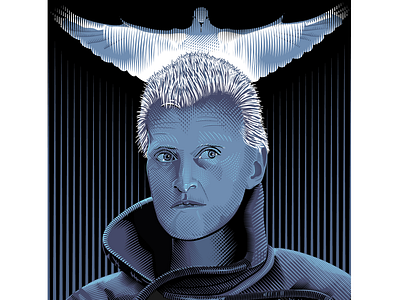 Blade Runner - Roy Batty illustration movies posters