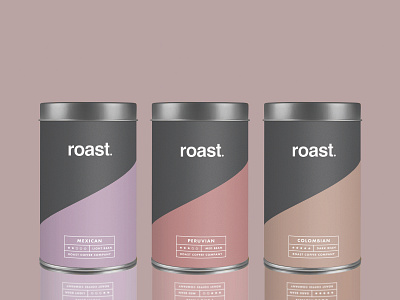 Roast Coffee Company adobe illustrator adobe photoshop brand branding coffee creative design graphics identity design logo mock up packaging packaging design vector visual identity