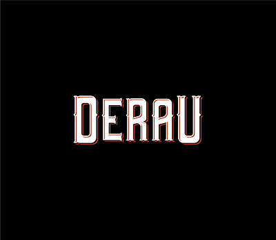 derau logo apparel artwork brand brand logo branding clothes clothing decorative design flat illustration logo logodesign logotype typography vector vectorart vintage