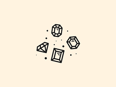 Gems design gems gemstones icon iconography illustration jewelery jewelry making metalsmith vector