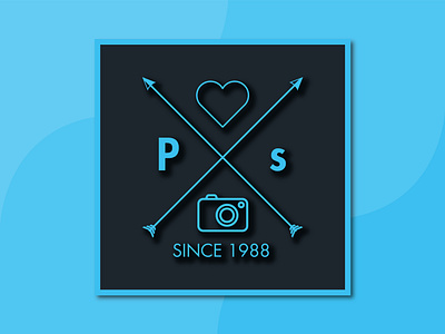 Logo Photoshop app design icon illustration illustrator logo minimal type ui vector