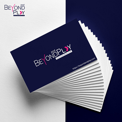 Business Card Mock Up beyond and play brandlogo business card business card design businesscard design illustration logobranding mockup mockup design vector