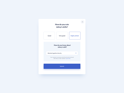 Rate Panel UI Design daily ui dailyui ildiesign rate skills rate ui rating ui reate ui ui design ui pattern ui practice ux ux design