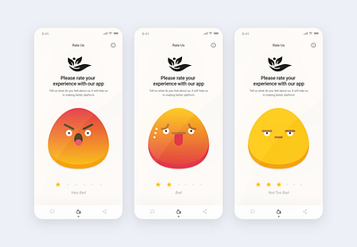 BetterNow - Rate Us app clean design color colour design designer dribbble feedback illustration minimal minimalistic rate rating trend trending trending design ui uidesign ux uxdesign