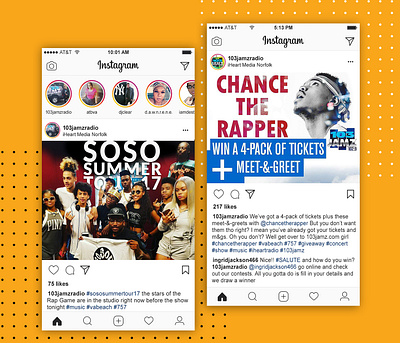 iHeart Social Content branding design marketing campaign social media web