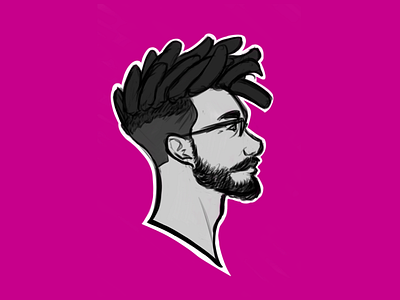 Selfie • 2019 branding illustration portrait profile self self portrait