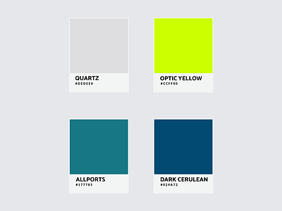 Boroondara Tennis Centre | Color Palette allports branding cerulean color color palette colorful colors design designer graphic design ideas identity logo design optic yellow palette quartz