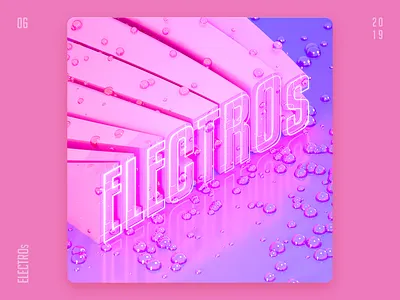 3D Isometric Lettering - Spotify Playlist 06 3d 3d art cinema 4d design graphic design music music art octane octane render