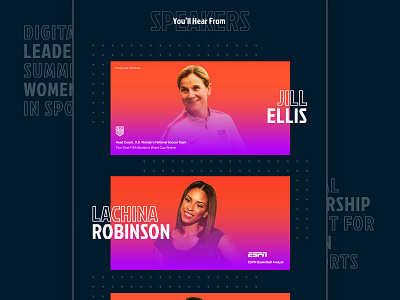 BreakThrough Summit Website basketball coach conference dark dark mode espn event gradient layout leadership soccer speakers sports summit uswnt web web design website women women empowerment