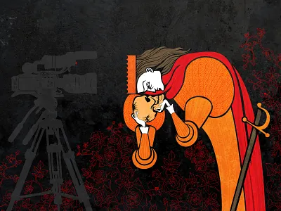 hamlet hamlet illustration roses scull shakespeare vector