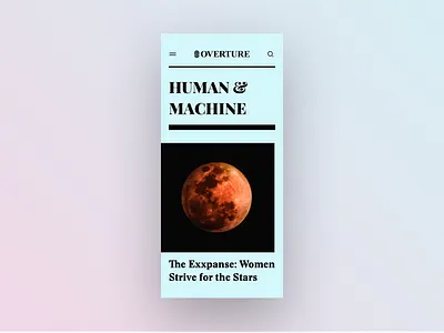 Overture app blog clean design editorial hellohelo humanitarian interface minimal mobile news newspaper overture photography printing type typography ui ux web