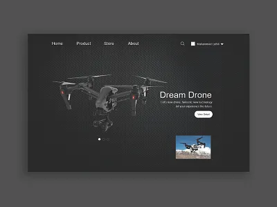 Dream Drone design learn ui web