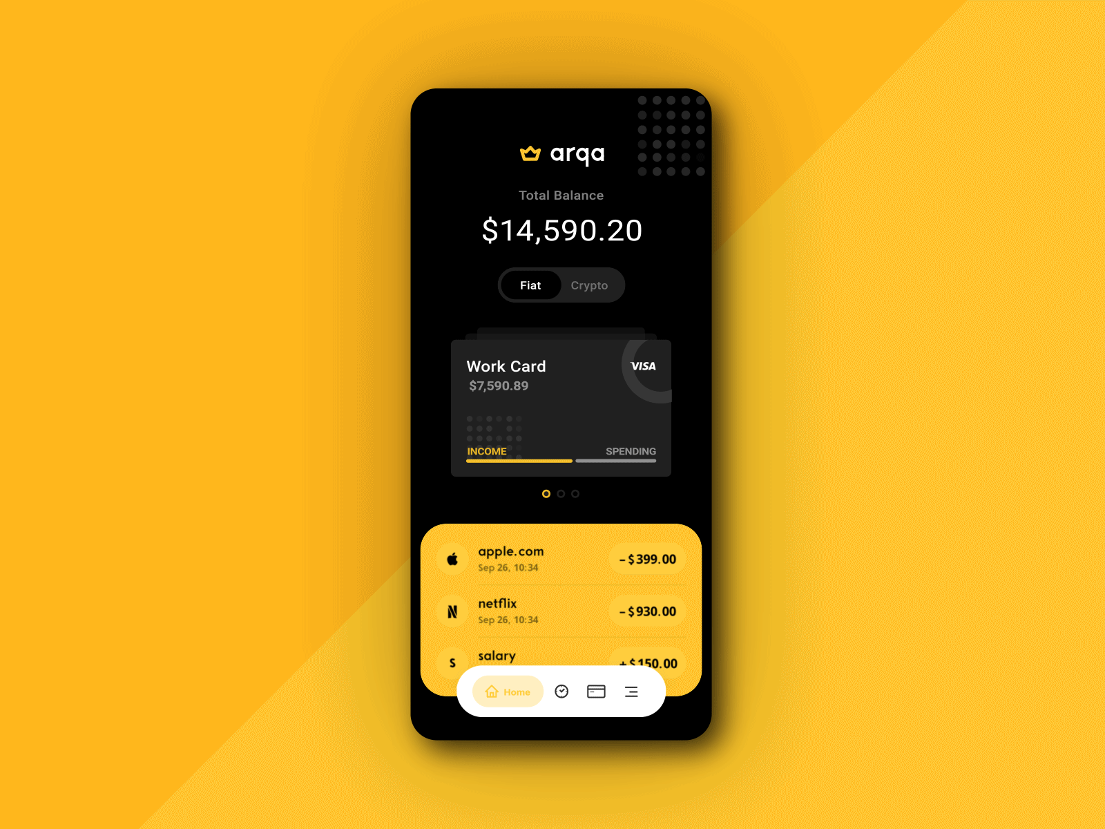 Rebound - Financial Mobile App after effects animated gif animation animation 2d animation after effects animation design app design ui vector