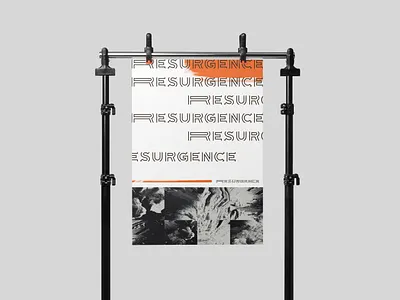 Resurgence - Poster art direction branding design exploration graphic design logo logodesign poster poster design print print design typography typography poster wordmark