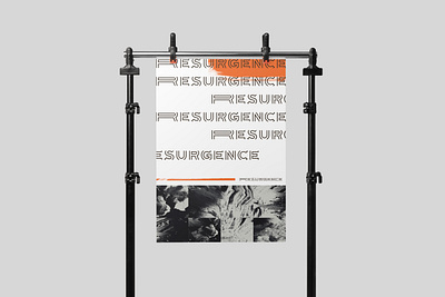 Resurgence - Poster art direction branding design exploration graphic design logo logodesign poster poster design print print design typography typography poster wordmark