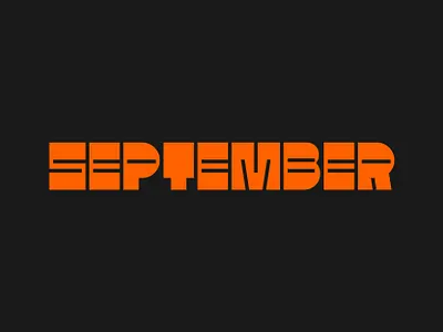 september 12typemonth design ildanflash logo logotype typography