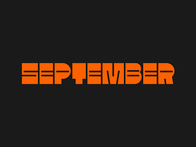 september 12typemonth design ildanflash logo logotype typography