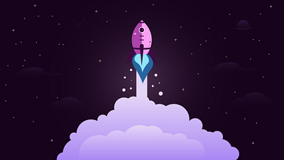 Into Space design illustration illustrator vector vector art vector artwork vector illustration