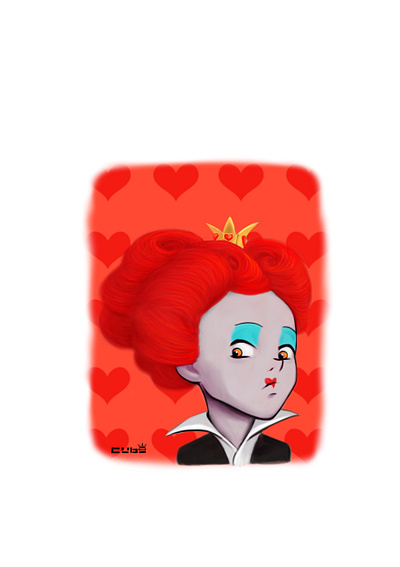 Queen of Hearts character design clip studio paint digital art illustration illustration art manga mangastudio
