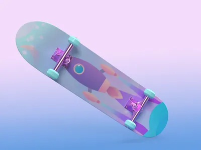 Skateboard Mockup 3d mockup dimension illustration illustrator mockup vector artwork vector illustration