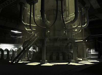 Reactor 3d board game boardgame card card game digital 3d environment future futuristic game art sciencefiction scifi space