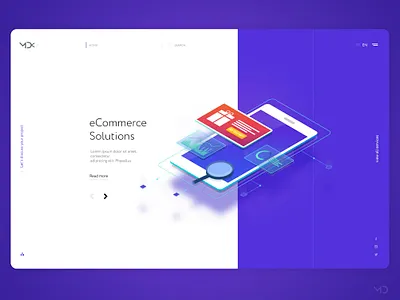 MD eCommerce Solutions design flat graphic icon type typography ui ux web webdesign website