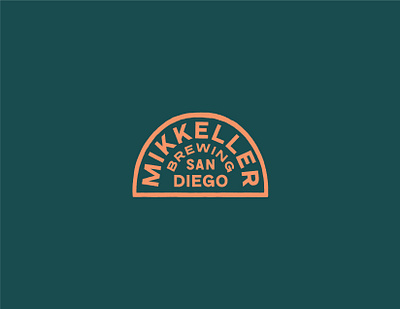 Mikkeller San Diego Badges badges branding color design graphic illustration logo marks typography vector