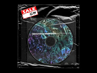 Foil Experiments aesthetic chrome design foil foil texture glitch holographic holographic foil mockup photoshop texture trending typography vector