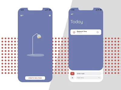 Reminder/Task App app branding clean colour concept design focus graphic design ios iphone iphone x iphonex minimal mobile mobile design reminder simple to do ui design ux design