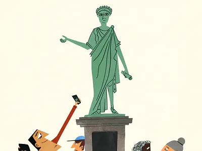 Duc 50s cartoon drawing