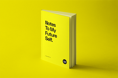 Notes To My Future Self book book cover branding branding design design illustration interaction logo typography