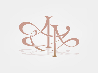 Wedding logo design for Anne and Allen a logo alphabet logo branding and identity logo 2d logo alphabet logo design logo design branding logodesign wedding logo weddings
