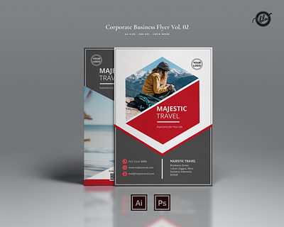 Creative Flyer Vol. 02 adobe illustrator adobe photoshop advertising branding clean layout clean minimalist company flyer corporate flyer design minimal flyer template photoshop layer template printable flyer professional flyer template small business flyer startup