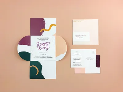 Danny and Kristy Wedding Invitations envelope invitation invitation design invite invite design invites rsvp rsvp card stationary stationary design wedding wedding card wedding invitation wedding invite wedding suite weddings