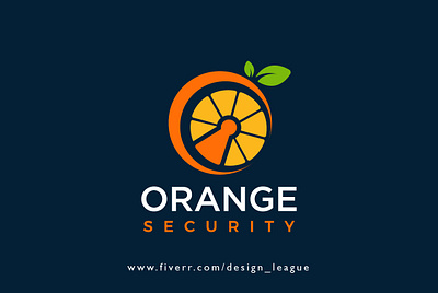 Orange Security Logo branding creative design creative logo design flat design fresh colors fresh design logo logodesign minimal minimalism minimalist minimalist logo minimalistic orange orange logo security security logo trending trendy