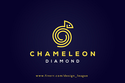 Chameleon Diamond Logo branding chameleon design diamond flat design fresh colors fresh design illustration logo logodesign minimal minimalism minimalist minimalist logo minimalistic spiral spiral logo trending trendingconcept trendy