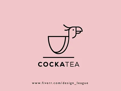 Cocka Tea Logo branding cockatea logo cockatoo conceptual design creative design design flat design fresh colors fresh design logo logodesign minimal minimalism minimalist minimalist logo minimalistic tea trending trendy