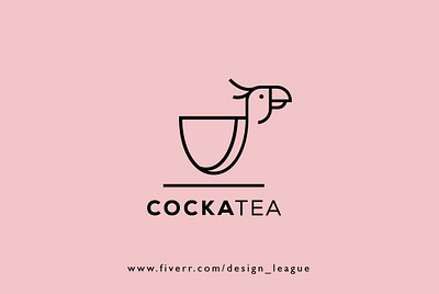 Cocka Tea Logo branding cockatea logo cockatoo conceptual design creative design design flat design fresh colors fresh design logo logodesign minimal minimalism minimalist minimalist logo minimalistic tea trending trendy