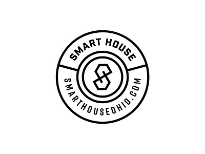 Smart House Badge badgedesign branding identity design logo minimal