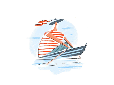 🚣🏻‍♂️ illustration