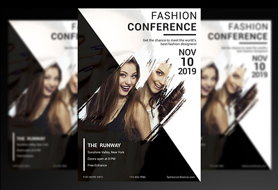 Fashion Conference Flyer Template business fashion flyer fashion fashion flyer flyers girls flyer models flyer