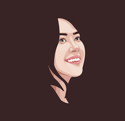 smile art design illustration illustrator portrait vector vexel work