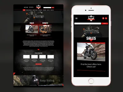 KW honda Homepage design ui web