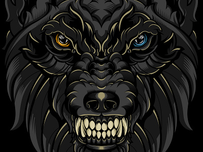 The Wolf adobe illustrator adobe photoshop digitalart drawing graphic illustration vector vector artwork vector illustration wolf