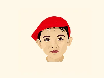 Self Portrait illustration portrait vectorart