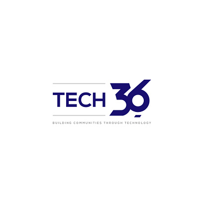 TECH 36 Logo branding design identity illustration logo