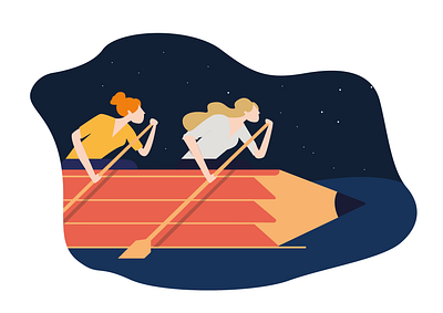 Interview adobe illustrator art artwork color gradient graphic interview ui vector