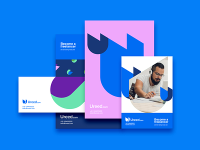 Ureed Brand Identity Design avatars brand brand identity branding design freelancer graphic design graphics icon icons illustration logo marketplace ureed