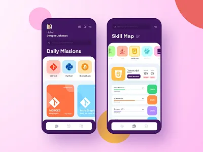 Enki - Online Code Learn App app code coder developer development tool education ios mobile online redesign ui user experience user interface ux